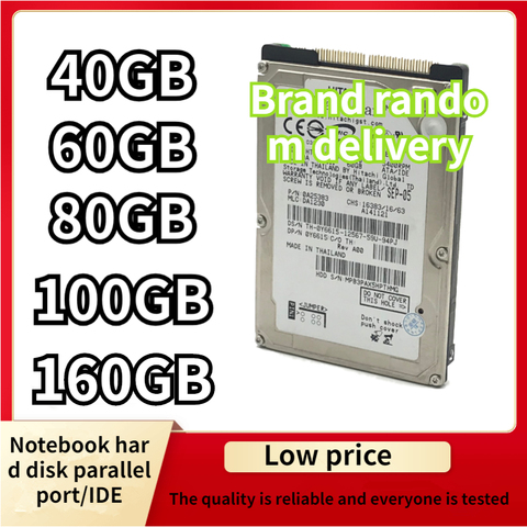 Portátil 40GB 60GB 80GB 120GB 160GB 40G 60G 80G 120G 160G 2,5 HDD 5400rpm 8M papá IDE interno unidades de disco duro ► Foto 1/6