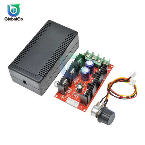 2000W 40A controlador de velocidad del Motor de CC 24V DC 12V PWM para el regulador de velocidad del ventilador del coche RC interruptor de Control de potencia ajustable arranque suave ► Foto 1/6