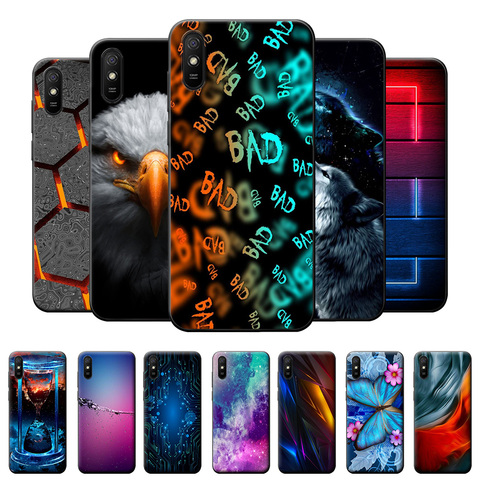 Funda de silicona suave con dibujos animados para Xiaomi Redmi 9A, carcasa de TPU con dibujos animados para Redmi 9A, 6,53 ► Foto 1/6