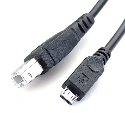 Nuevo Cable Micro USB macho a macho tipo B Datos OTG de 1m para impresora de tabletas móviles ► Foto 1/6