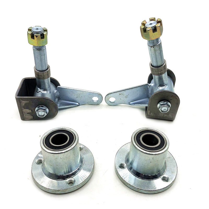 Kit Fai-da-te Mozzi Sterzo E Mandrini Per Go-kart, Quad, ATV - In Metallo, Con Dischi Freno