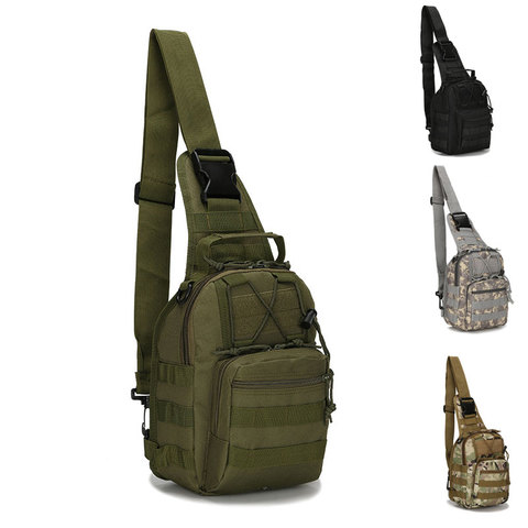 Mochila Molle de hombro militar para exteriores, mochila táctica de camuflaje para senderismo, Camping, caza, deportes de pesca y escalada ► Foto 1/6