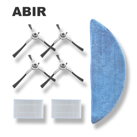 Repuestos originales para Robot aspirador X5,X6,X8, incluye Brus lateral, 4 Uds., filtros HEPA, 2 uds., 1 ud. ► Foto 1/1