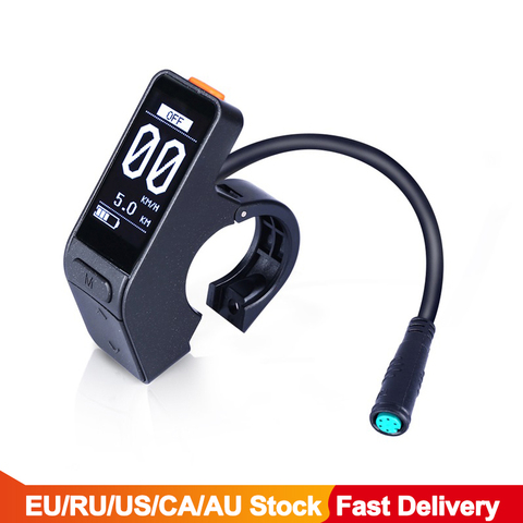 SW102 LCD Mini Pantalla de bicicleta eléctrica controlador de velocidad a prueba de agua para Bafang BBS01 BBS02 BBSHD Kit de conversión de Motor E bicicleta ► Foto 1/6