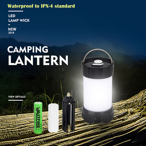 Mini farolillos portátiles recargables por USB, 5 modos, linterna LED portátil para exteriores, para acampar, resistente al agua, Luz Blanca Roja ► Foto 1/6