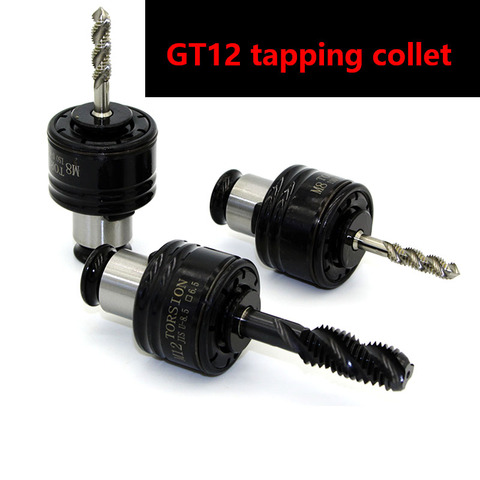 Portabrocas gt Tap GT12 M3 M4 M6 M10, protección contra sobrecarga, estándar ISO, antirrotura, para roscado de máquina CNC ► Foto 1/6