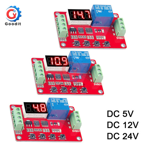 Pantalla Digital DVB01, comparador de voltaje de ventana, carga y descarga, límite de subtensión de sobrevoltaje cc 5V 12V 24V ► Foto 1/6