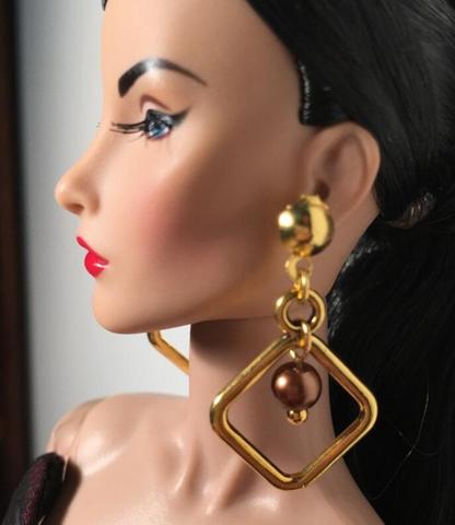 Pendientes de muñeca hechos a mano, joyería bonita para muñecas FR BB 1/6 BBI201006 ► Foto 1/6