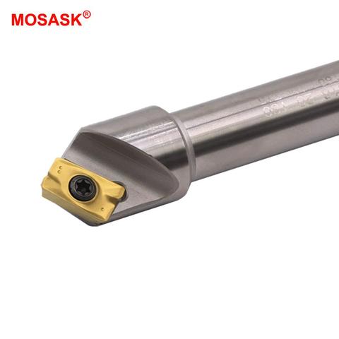 MOSASK chaflán herramienta de fresadora de 45 grados APMT 1135 1604 insertos de carburo SSK titular 12 20 mm CNC fresadora de torno cortador de chaflanado ► Foto 1/6