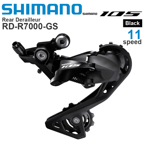 SHIMANO-desviador trasero 105 R7000, jaula media, cubiertas de 11 velocidades, 11-28T a 11-34T, piezas originales ► Foto 1/2