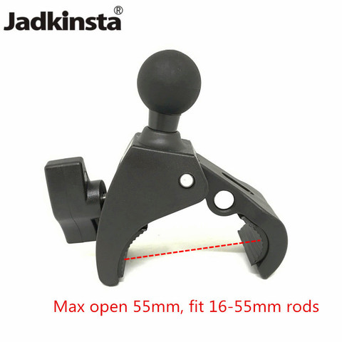 Jadkinsta-abrazadera de montaje para manillar de bicicleta, de 1 pulgada, soporte de bola para Gopro, pinza para cámaras de acción ► Foto 1/6