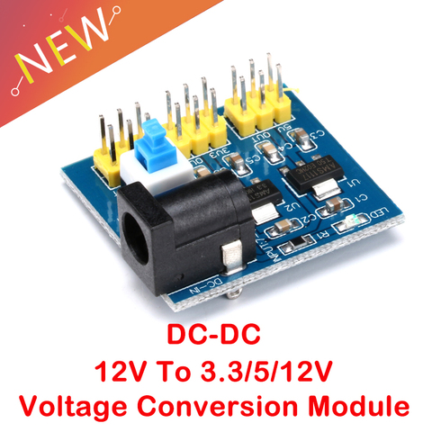 Módulo de fuente de alimentación de 3,3 V, 5V, 12V, módulo de conversión de voltaje Multi-Salida Dc-CC de 12V a 3,3/5/12 con luz ► Foto 1/5