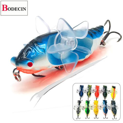 Señuelo Artificial/falso/duro cebo para pescar/Crankbait/Wobbler pececillo flotante Buzz insecto cigarra arrastre Topwater calamar Catfish ► Foto 1/1