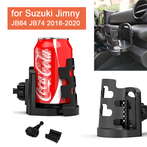 Coche taza de agua titular de la botella para Suzuki Jimny JB64 JB74 2022-2022 soporte Universal para automóvil teléfono taza de bebida titular organizador ► Foto 1/6