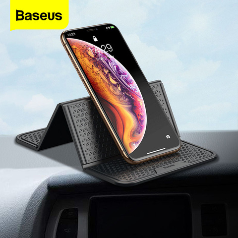 Baseus Universal pegatina coche teléfono soporte Multi-función Nano goma Pad para iPhone teléfono móvil soporte de coche apoyo ► Foto 1/6