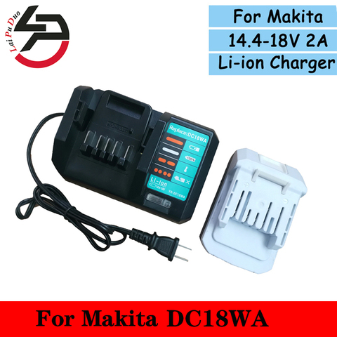 DC18WA para Makita 14,4 V-18V Li-Ion cargador de batería herramienta eléctrica recargable de 100V-240V cargador de batería de litio BL1815G BL1413G ► Foto 1/6