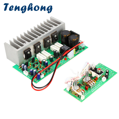 Tenghong-placa amplificadora para Subwoofer amplificador de Audio Mono de doble AC24-28V, Subwoofer placa amplificadora para Subwoofer de 10-12 pulgadas, amplificador de altavoz Subwoofer de 350W ► Foto 1/6