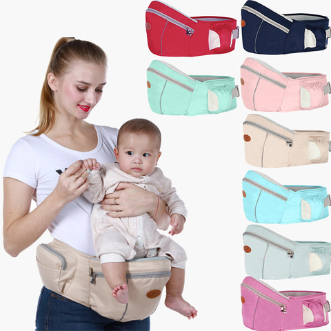 Cinturón portabebés para caminantes, mochila con Cinturón de sujeción para bebés, asiento de cadera infantil ► Foto 1/6