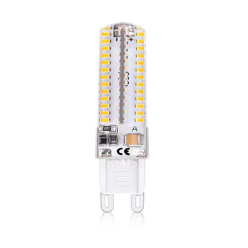 10 unids/lote G9 LED AC220V 110V 9W 12W 2835 SMD leds lámpara de cristal bombilla de maíz lámparas colgantes 360 spot luz/blanco cálido ► Foto 1/6