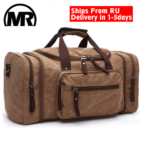 Bolsa de lona suave para hombre, bolsa de viaje para hombre, bolsa de lona para hombre, bolsa de viaje, bolsa de fin de semana de alta capacidad, Dropshipping ► Foto 1/6