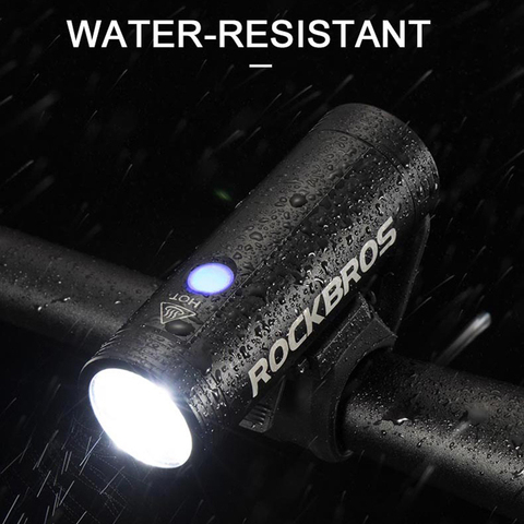 Nuevo ROCKBROS Luz de bicicleta 800LM Faro de bicicleta linterna recargable IPX6 impermeable MTB Carretera ciclismo lámpara delantera V9C R1 Luz ► Foto 1/6