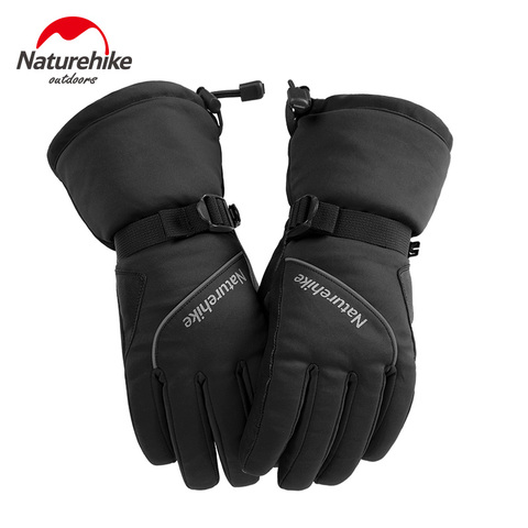 Naturehike-guantes de lana impermeables para hombre y mujer, guantes de esquí resistentes al viento, cálidos para invierno ► Foto 1/6