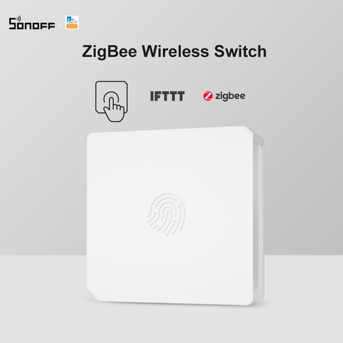 SONOFF-interruptor inalámbrico SNZB-01 Zigbee, Mini enlace de tamaño con dispositivos WiFi, haz que sea más inteligente a través de la aplicación eWeLink IFTTT ► Foto 1/6