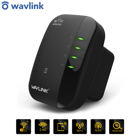 Wavlink-repetidor Wifi inalámbrico, extensor de largo alcance, amplificador de señal, 2,4G, 300Mbps, punto de acceso, EU ► Foto 1/6