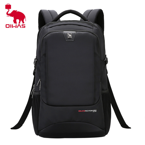 Oiwas-Bolso multifunción de viaje para hombre y mujer, mochila abierta con cremallera, para ordenador portátil, clásico, de negocios ► Foto 1/6