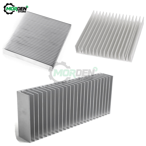 Disipador de calor de aluminio, ventilador de enfriamiento, relé sólido, 100x100x18mm, 60x150x25mm, 90x90x15mm ► Foto 1/6