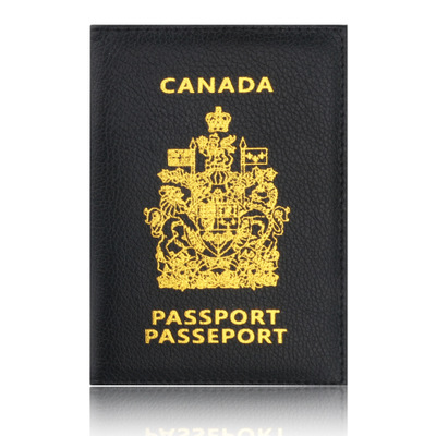 Funda de pasaporte de Canadá para hombre, billetera protectora para tarjetas de identificación, tarjetero ► Foto 1/5
