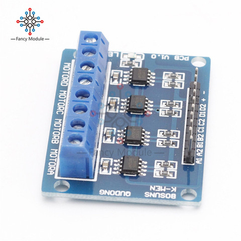 H-Paso a paso, tarjeta de control para Motor L9110 4-Modo 4 canales H Motor DC de puente L9110 Módulo regulador para Arduino ► Foto 1/6