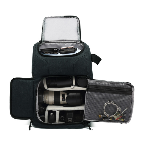 Mochila de cámara impermeable multifuncional mochila de gran capacidad portátil de viaje mochila para fotografía exterior ► Foto 1/6