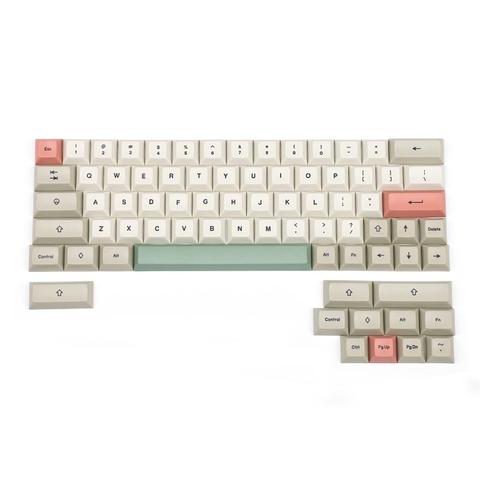 Perfil DSA ymbk 9009 Dye Sub 61 64 68 ANSI Keyset grueso PBT Keycap set para MX Teclado mecánico GH60 XD64 GK64 Tada68 ► Foto 1/6