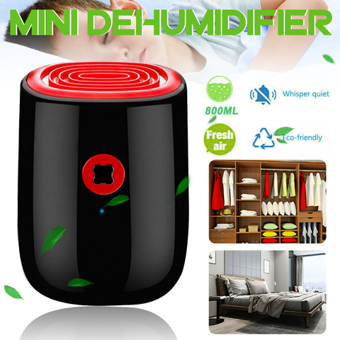 Deshumidificador de aire eléctrico para el hogar dispositivo de limpieza portátil, deshumidificador de aire, humedad, 800Ml, 22W ► Foto 1/6