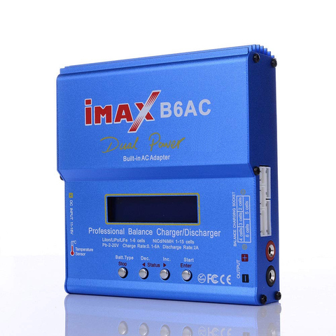 IMAX-cargador de batería profesional Lipo AC V2 80W B6AC RC, Doble potencia CA/CC, 50W, vida útil LiPo NiMH NiCd ► Foto 1/5