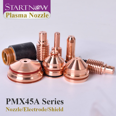 Startnow-consumibles de Plasma serie PMX45A, protector de Punta 220718, electrodo 220713, anillo vórtice 220669, boquilla de corte de Plasma ► Foto 1/6