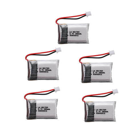 Batería lipo de 3,7 V y 150mAh para H20 Syma S8 M67 U839, piezas de cuadricóptero de control remoto, batería de Drone RC de 3,7 v y 651723, 1 Uds. A 10 Uds. ► Foto 1/3