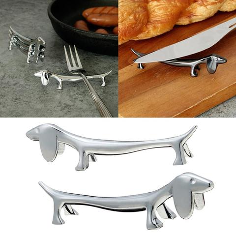 Soporte de cubiertos para perros, palillos de acero inoxidable, artículos para mesa de comedor, accesorios de cocina para el hogar, 1 ud. ► Foto 1/6