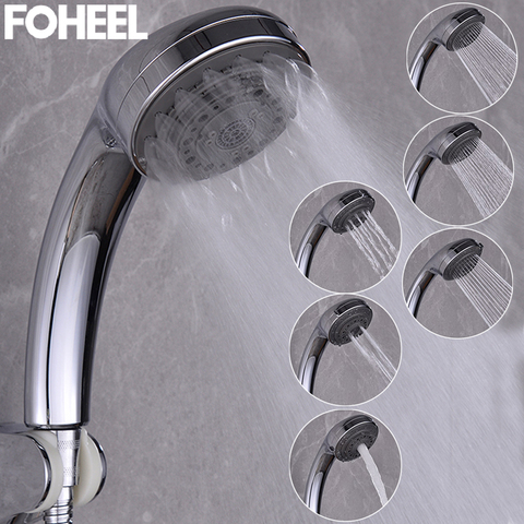 FOHEEL-Cabezal de ducha de mano, cabezal de ducha de alta presión ajustable, multifunción, ahorro de agua, para spa ► Foto 1/6