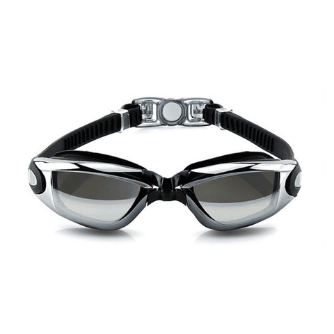 Gafas de natación de silicona profesional Anti-niebla galvanoplastia UV gafas de natación para hombres mujeres buceo agua gafas deportivas ► Foto 1/6