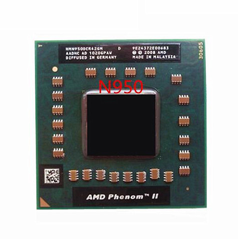 Envío Gratis Original ordenador portátil CPU N950 N 950 HMN950DCR42GM 2,1 GHz 1MB Quad Core Notebook procesadores portátil CPU ► Foto 1/1