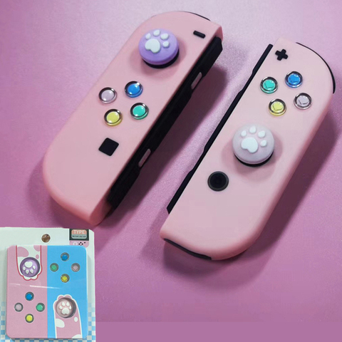 ABXY-funda de repuesto para mando de Nintendo Switch NS, cubierta de reemplazo para mando de Joy-con de cristal X ► Foto 1/6