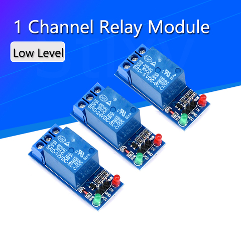 5V 12V 24V bajo activador por flanco 1 Módulo de canal de relé placa de interfaz escudo para PIC AVR DSP brazo MCU Arduino ► Foto 1/3