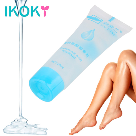 IKOKY-lubricante a base de agua para sexo Anal, aceite lubricante, productos sexuales, Gel para sexo Oral, crema para adultos, 20ML ► Foto 1/6