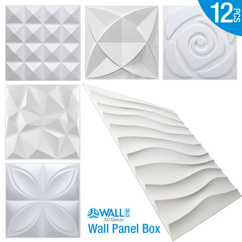 Pegatina de pared decorativa 3D de 30x30cm, papel tapiz para habitación, impermeable, para baño y cocina ► Foto 1/6