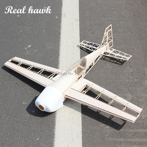 Avión de madera de Balsa, Avión de corte láser a control remoto, Kit de construcción de modelo de marco de 1000mm de envergadura Extra330 ► Foto 1/5