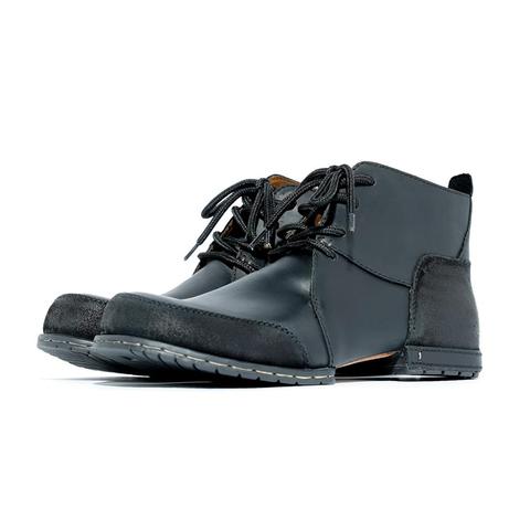 Botas de invierno hechas a mano con remaches para hombre, zapatos de piel de vaca auténtica, moda, envío rápido ► Foto 1/6