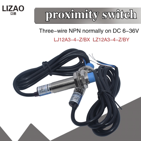 LJ12A3-4-Z/BX LJ12A3-4-Z/Nueva inductivo de proximidad Sensor de interruptor de detección NPN DC 6-36V ► Foto 1/6