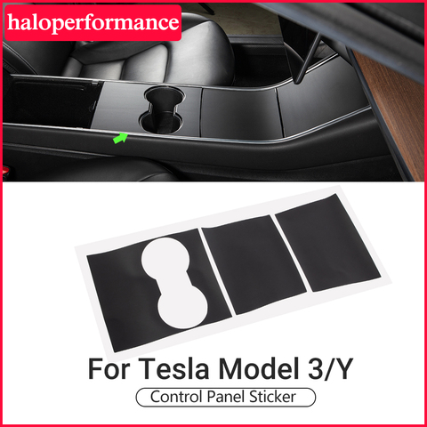 Model3-Panel adhesivo para consola Central de coche, película de protección mejorada para Tesla Model 3 y 2022 ► Foto 1/6